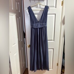 Lulu's Deep Blue Maxi Dress